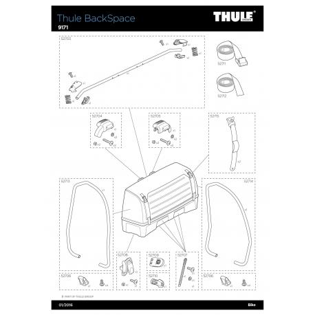 Pièces détachées - Thule Backspace 9171