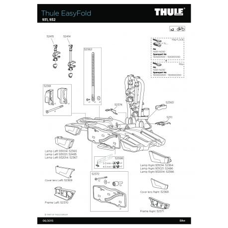 Pièce détachée - EasyFold Thule